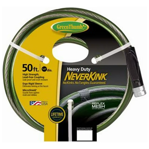 Green Thumb 50ft Never Kink Heavy-Duty Garden Hose at Maxwell Hardware