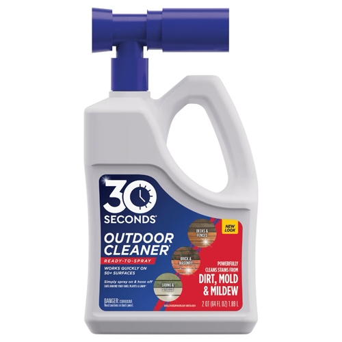 30 Seconds 64oz Outdoor Cleaner Dirt, Mold & Mildew Remover at Maxwell Hardware